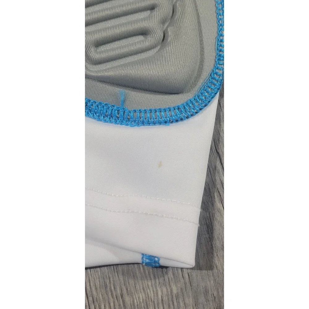 Champro Adult Small ‎ Bull Rush 7 Pad Football Girdle WHITE GRAY New With Tags